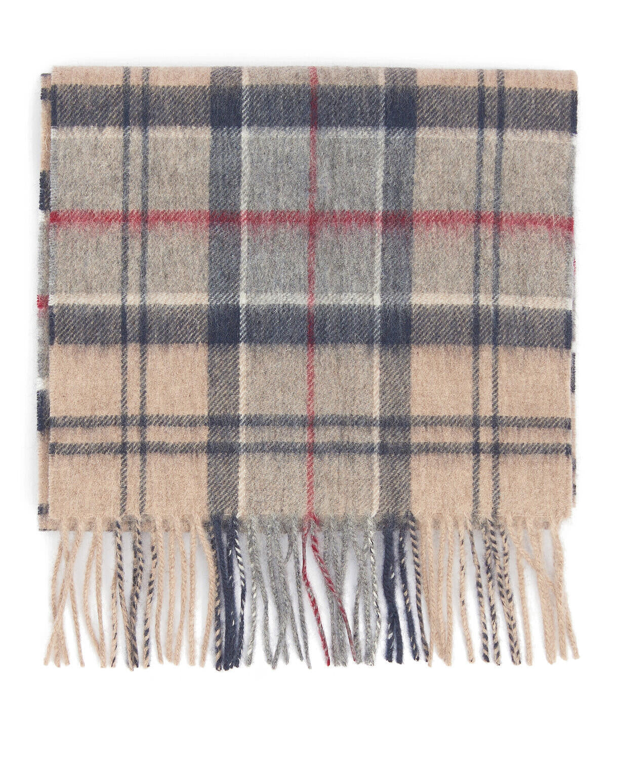 Schal kariert aus Wolle - TN32-Dress - Grau