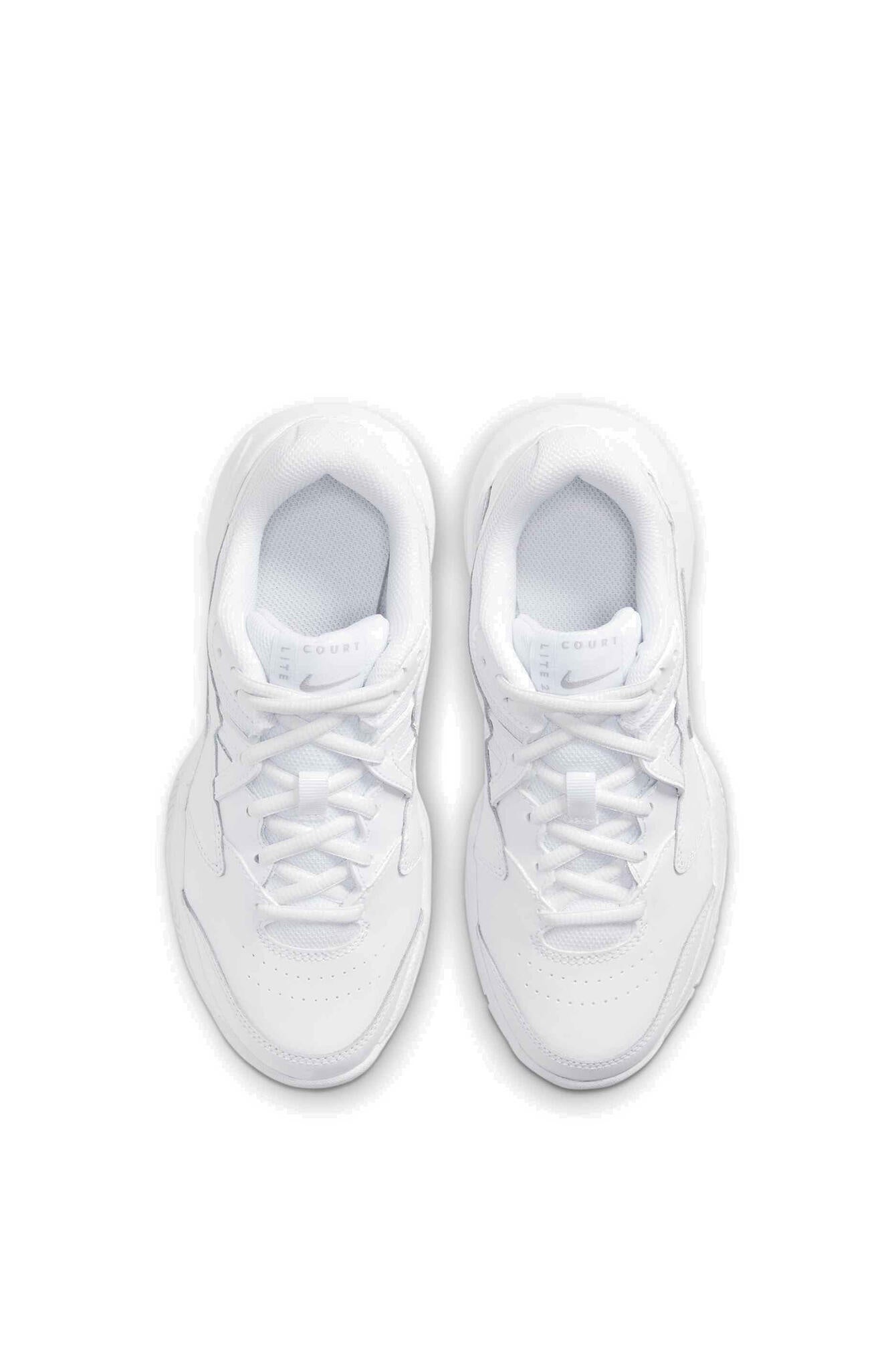 Sportschuhe JR COURT LITE 2 - 105-WHITE/METALLIC SILVER - Weiß