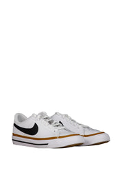 Sneaker COURT LEGACY - 102-WHITE/BLACK-DESERT OCHRE-G - Weiß