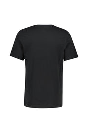T-Shirt aus Baumwollmix - 011-BLACK - Schwarz
