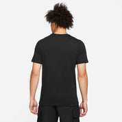 T-Shirt aus Baumwollmix - 011-BLACK - Schwarz