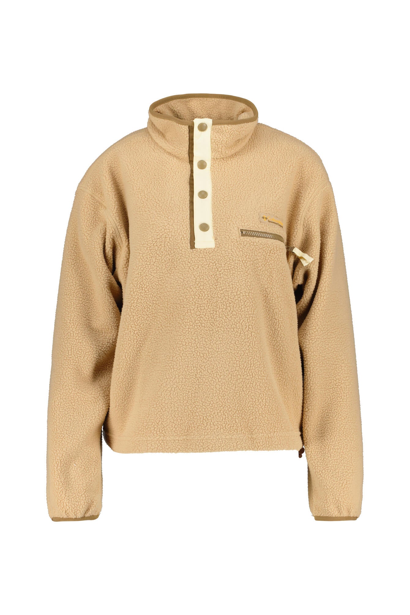 Fleecepullover HELVETIA II - 262-Canoe - Beige