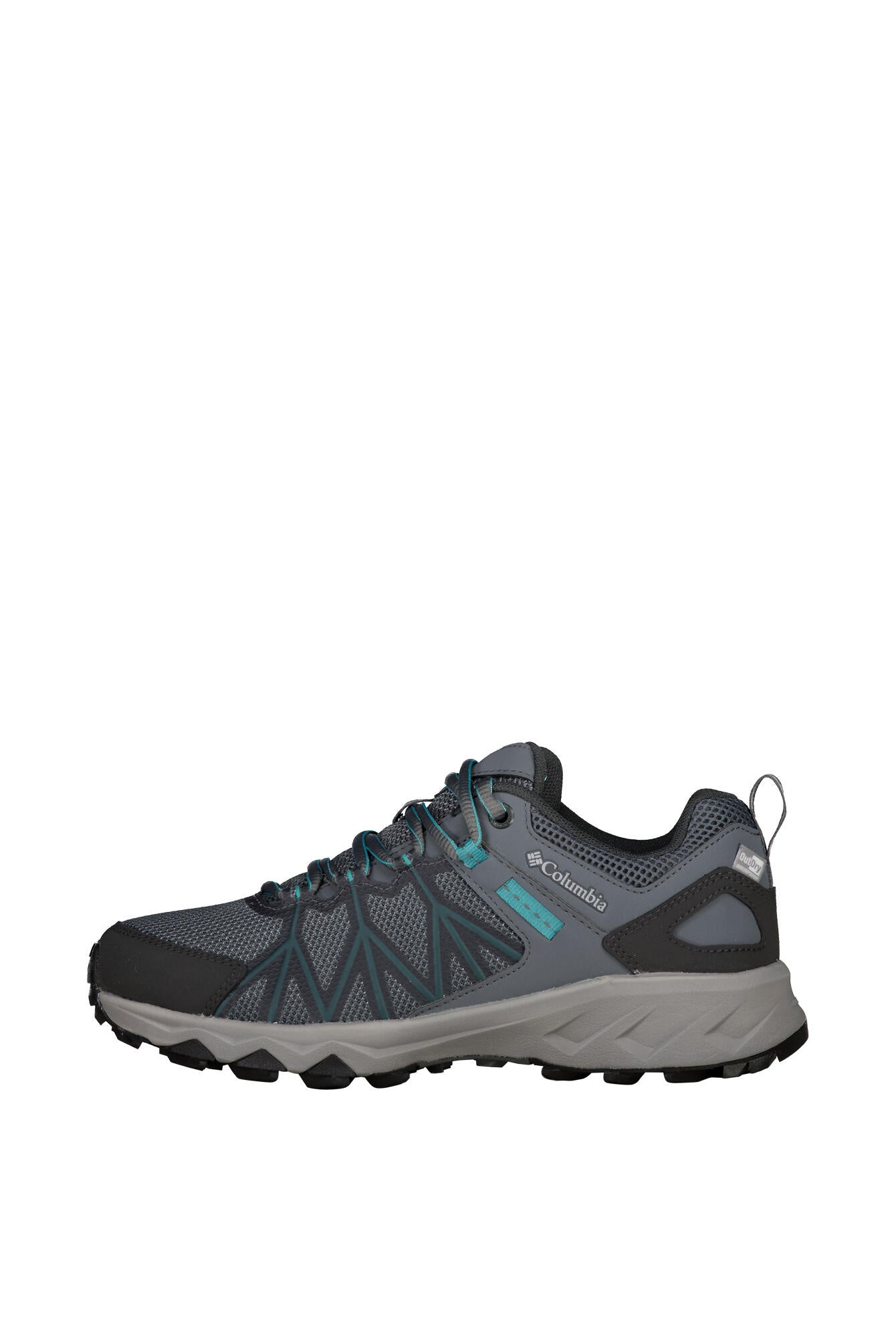 Wanderschuhe PEAKFRAK II OUTDRY - 054-Graphite, Teal - Grau