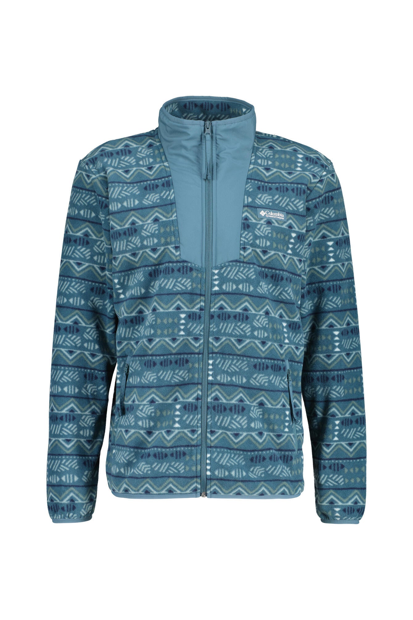 Fleecejacke SEQUOIA GROVE PRINTED - 429-Everblue Horizons - Grün