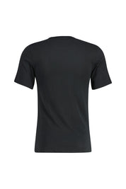 T-Shirt aus Baumwollmix - 010-BLACK/WHITE - Schwarz