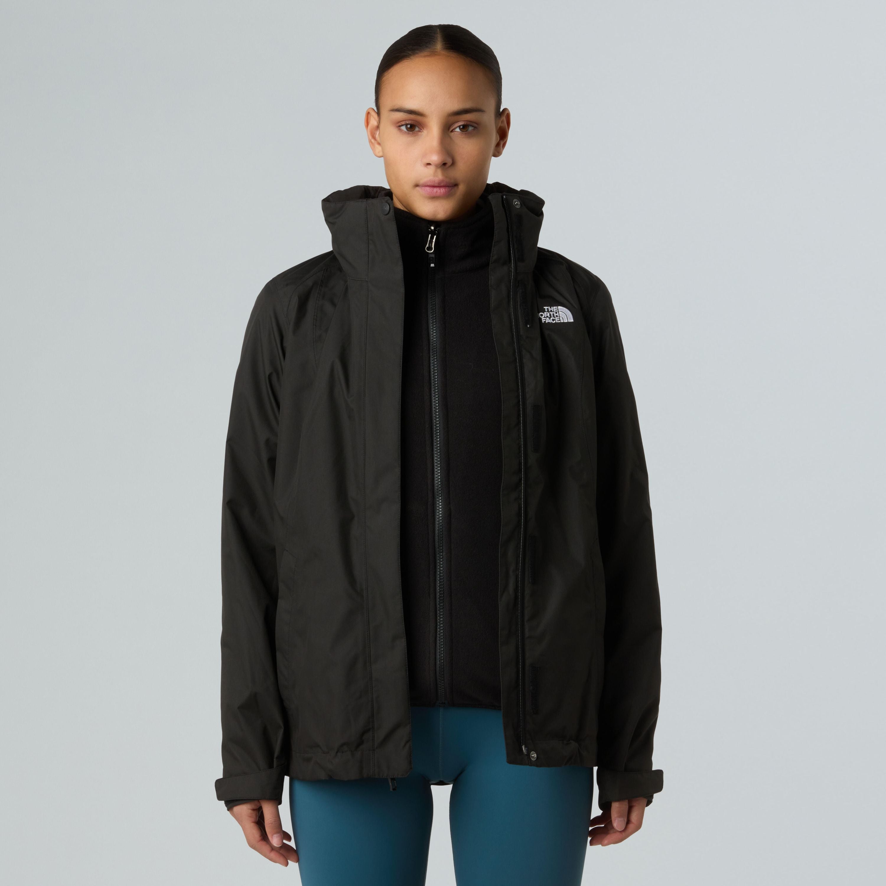 3-in-1-Jacke EVOLVE II TRICLIMATE - JK3-TNF BLACK - Schwarz