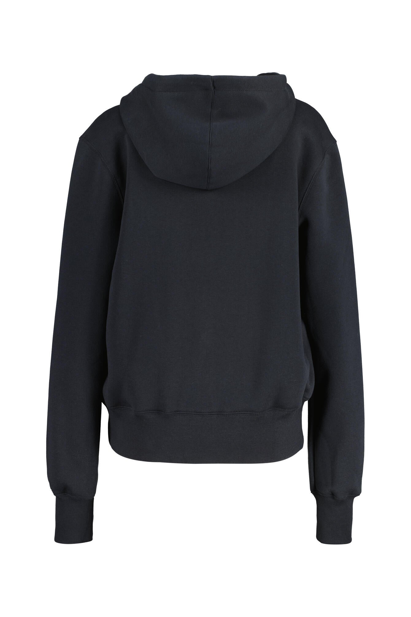 Sweatshirtjacke aus Baumwollmix - 010-BLACK/SAIL - Schwarz