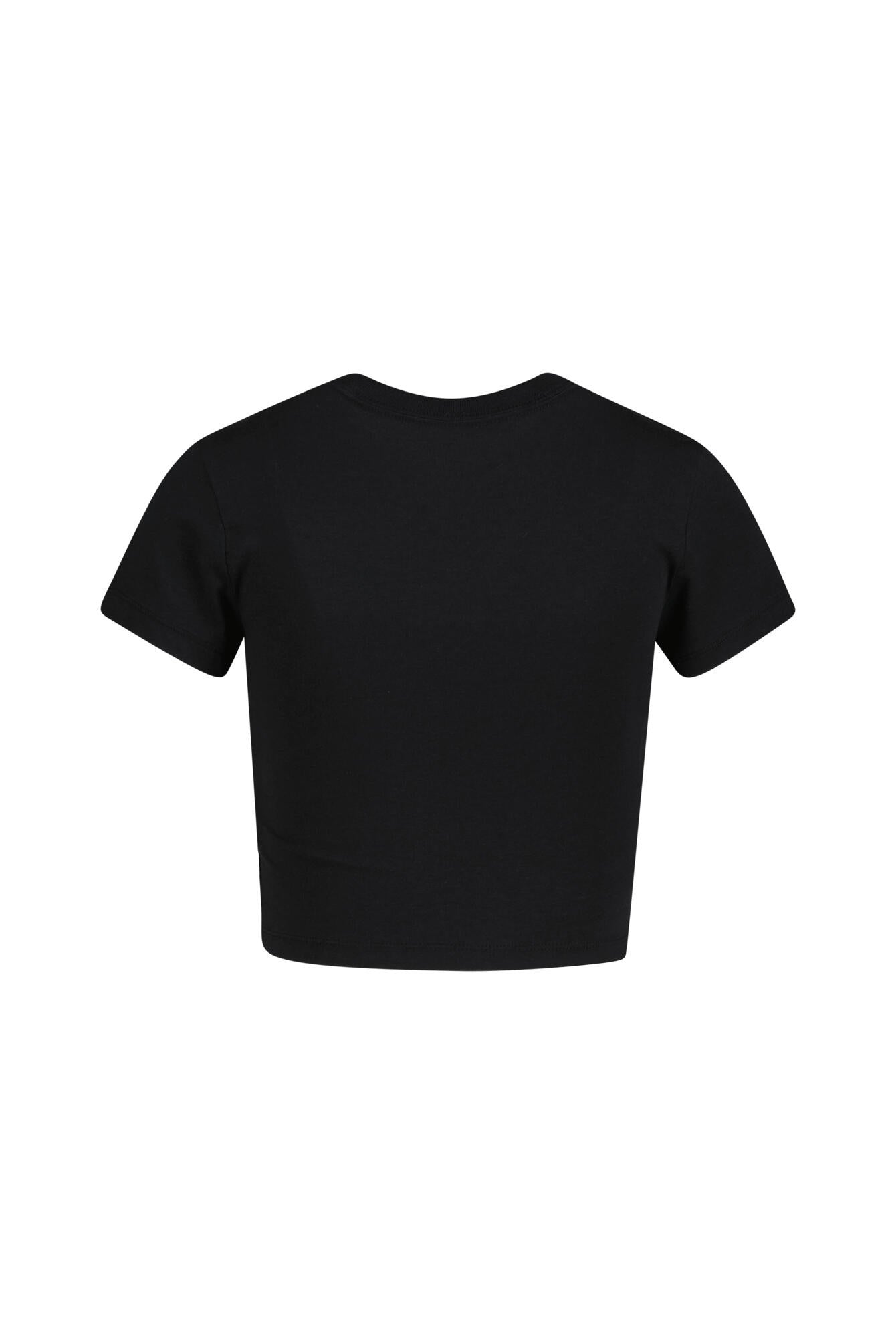 T-Shirt aus Baumwollmix - 011-BLACK/SAIL - Schwarz