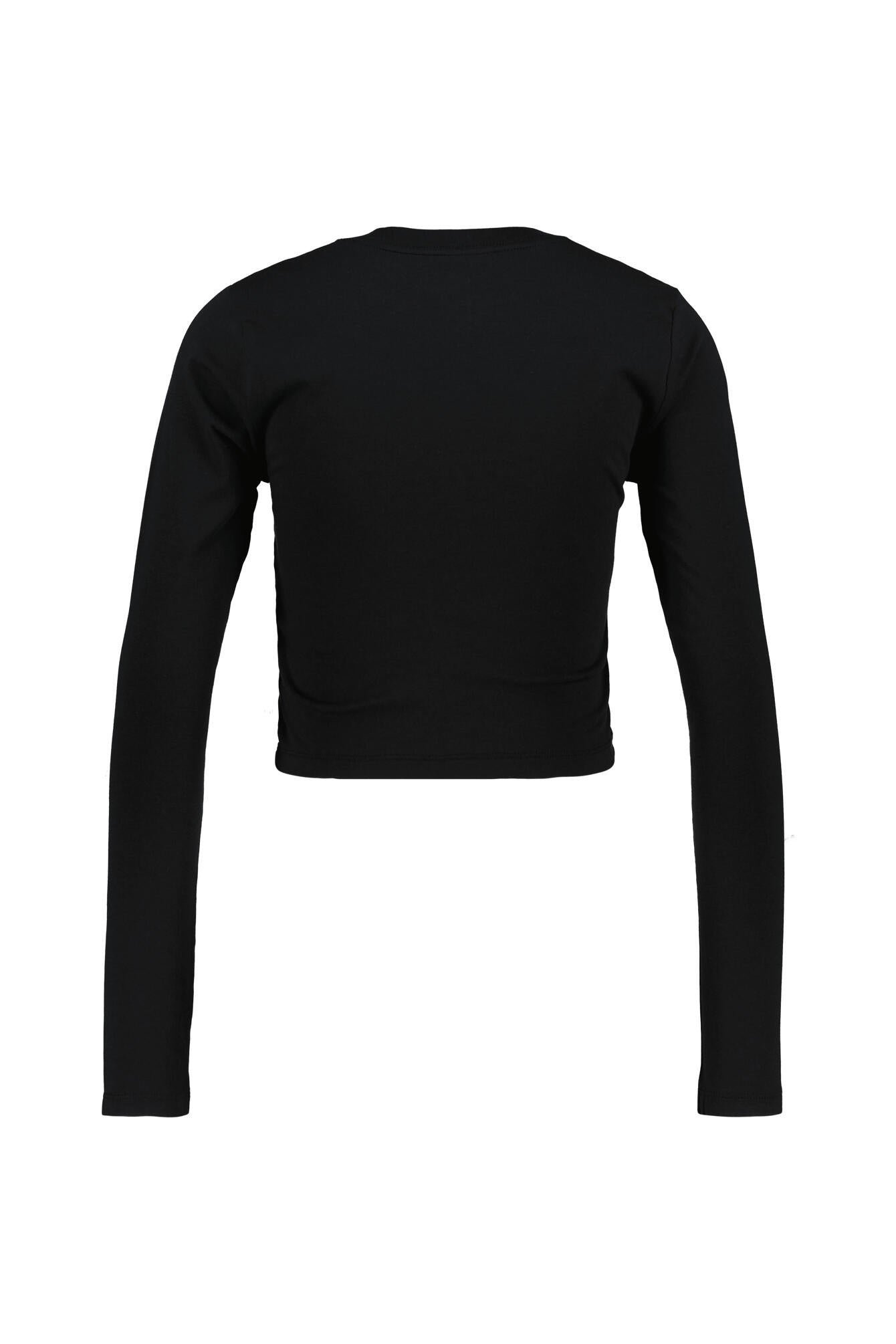 Funktionsshirt cropped - 011-BLACK/WHITE - Schwarz