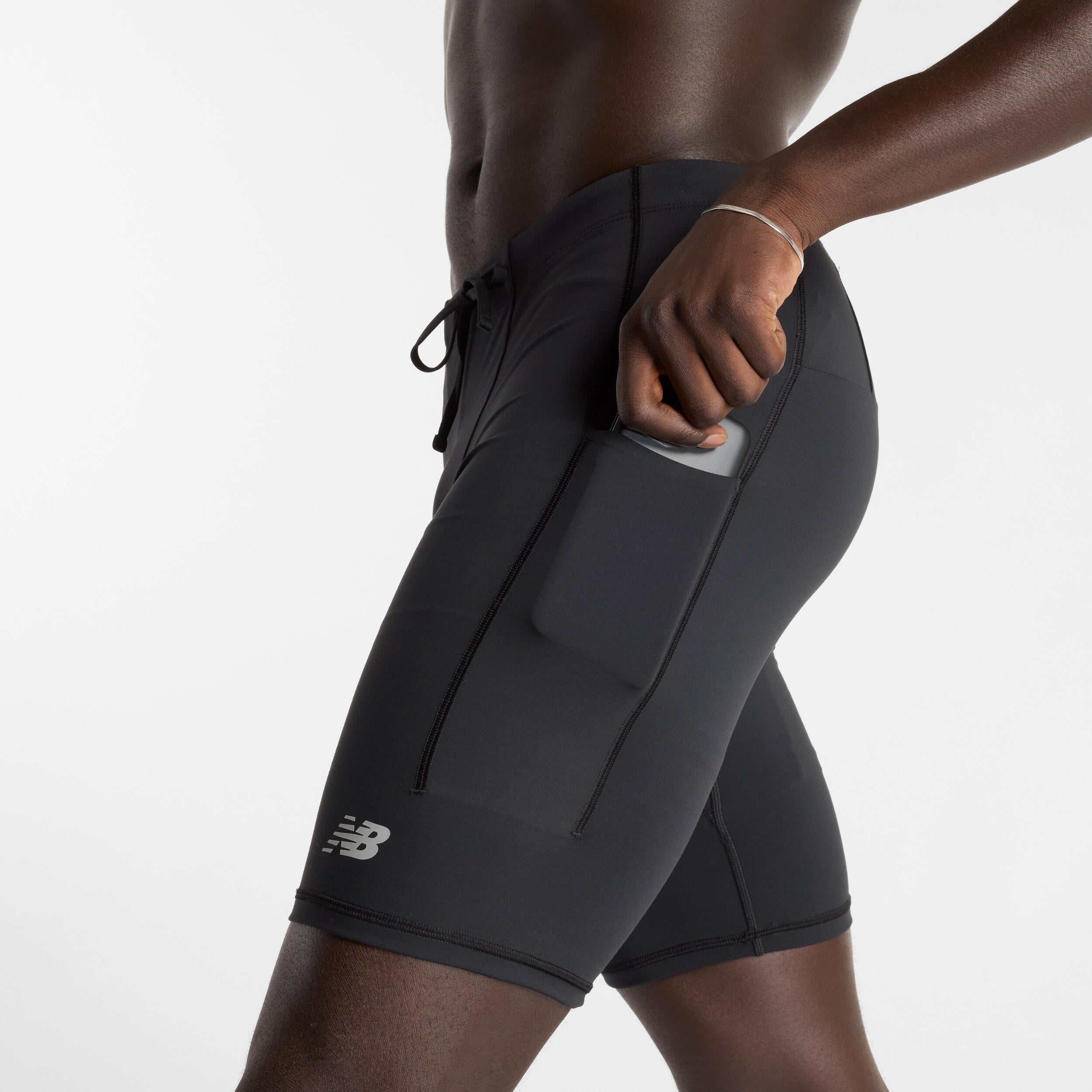 Leggings SLEEK POCKET - BK-BK - Schwarz