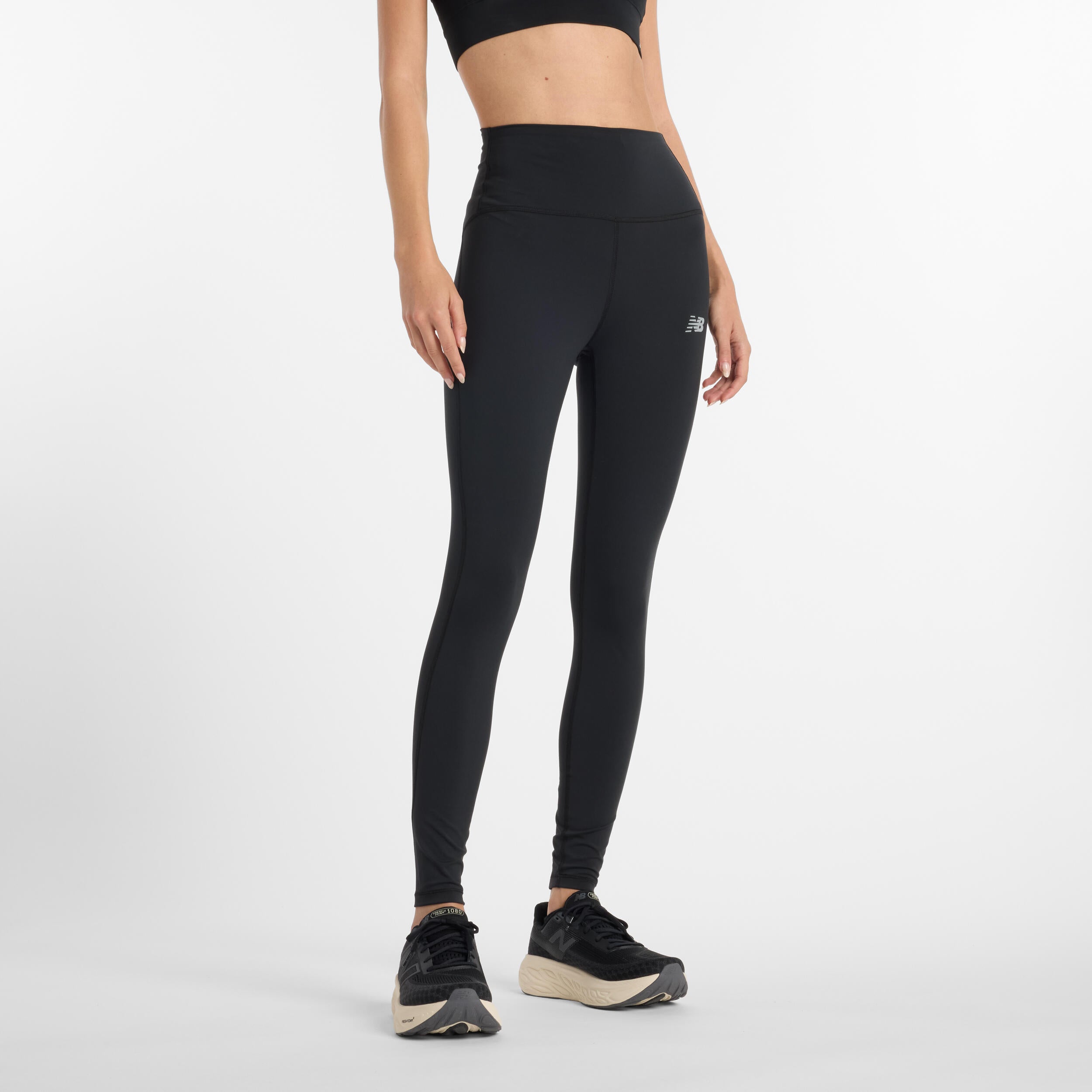 Lauf-Leggings NB SLEEK - BK-BK - Schwarz