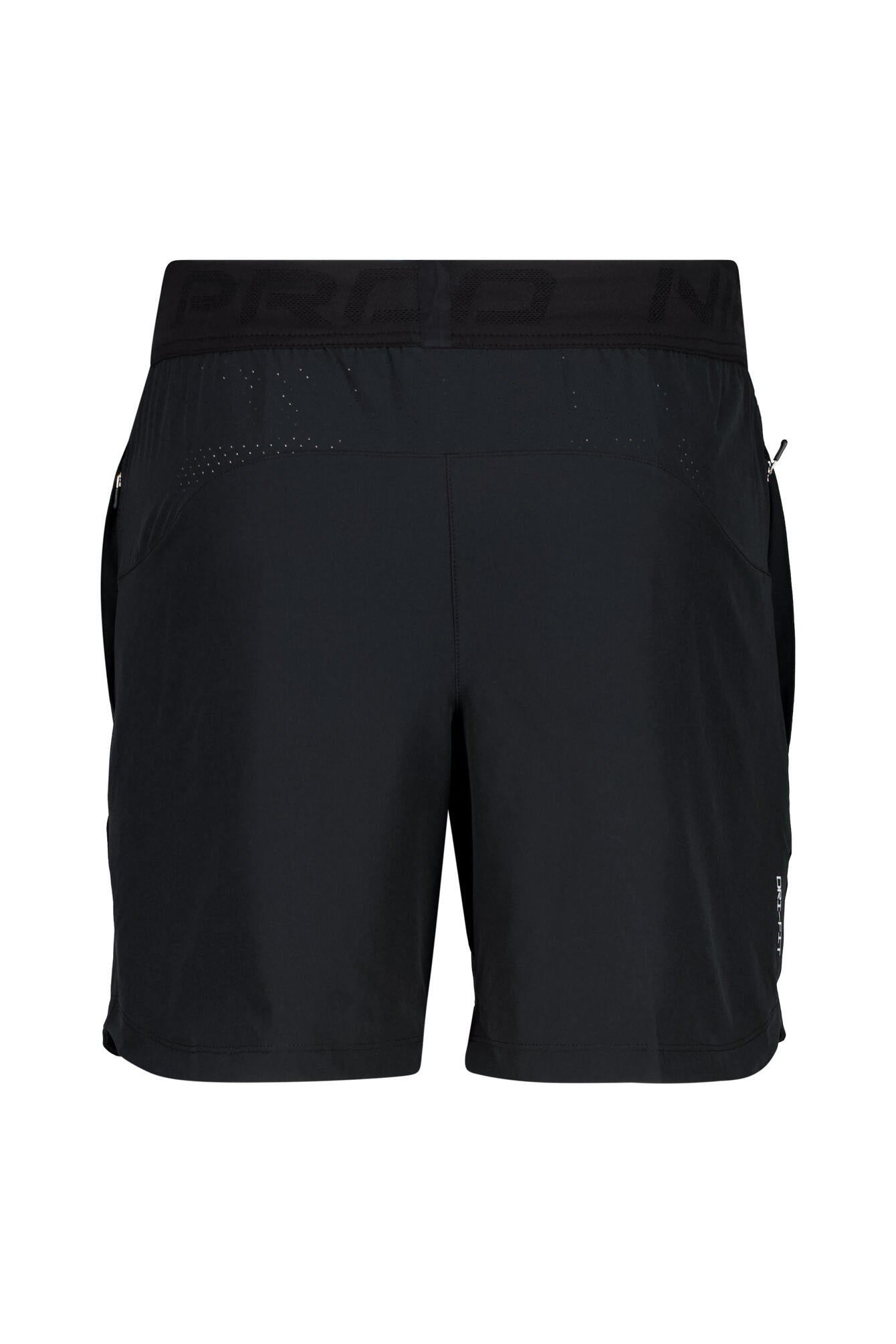 Funktionsshorts Regular Fit - 010-BLACK/WHITE - Schwarz