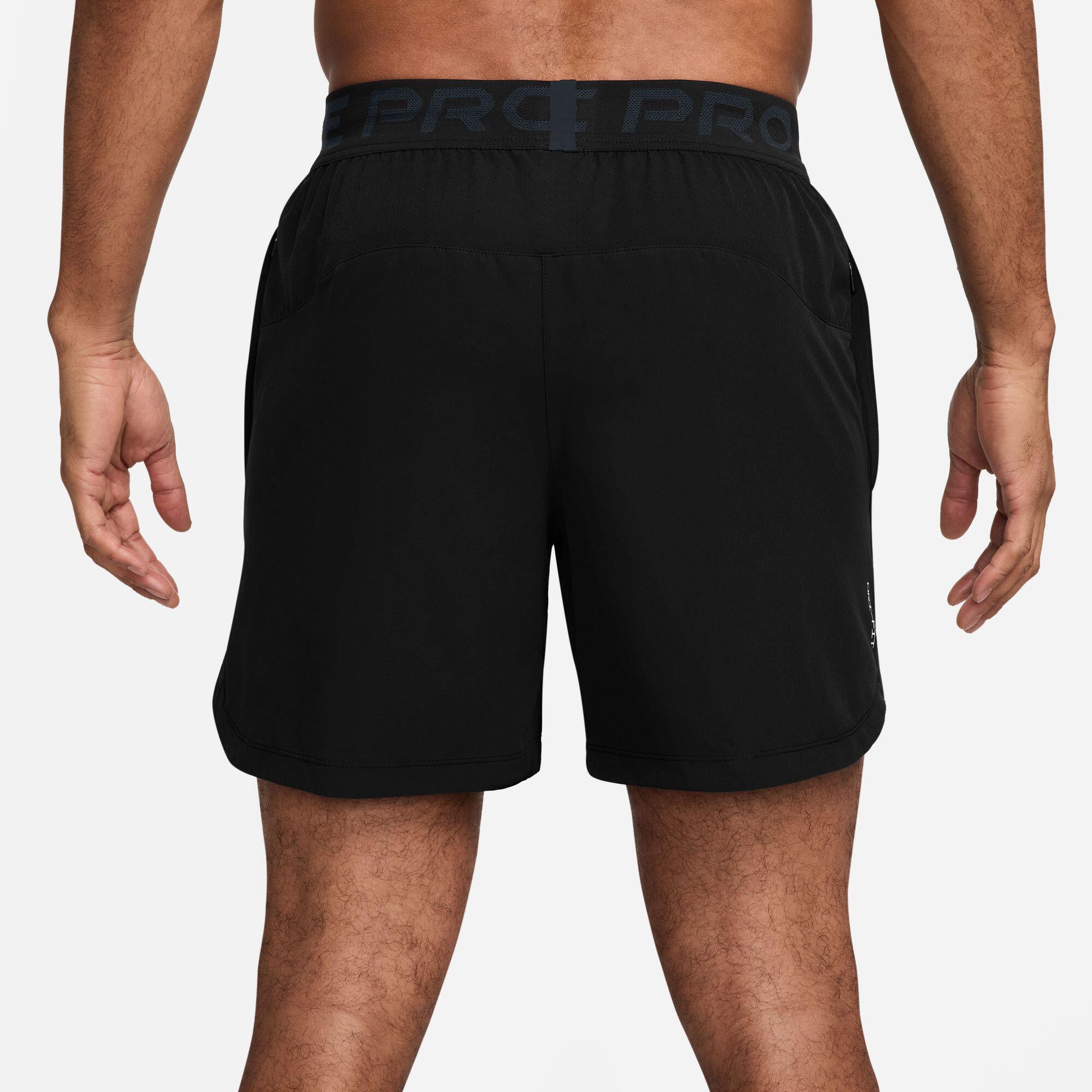 Funktionsshorts Regular Fit - 010-BLACK/WHITE - Schwarz