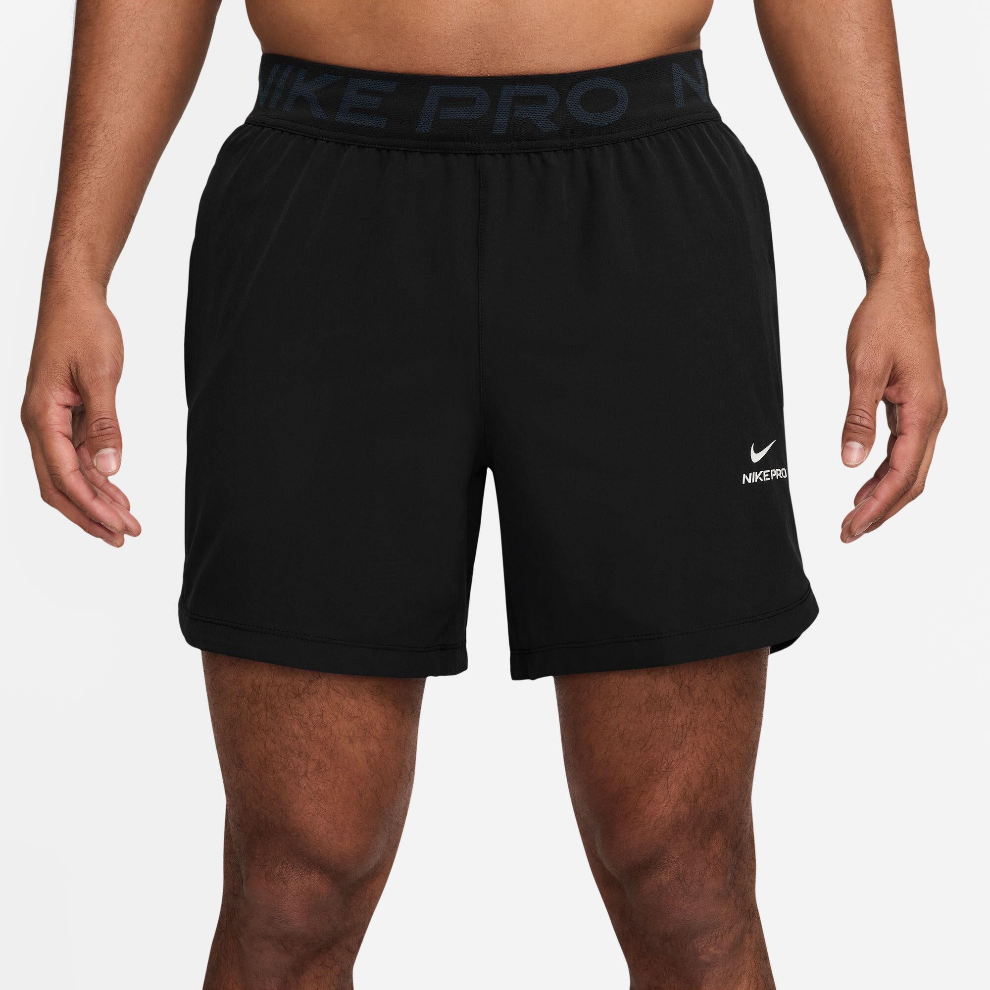Funktionsshorts Regular Fit - 010-BLACK/WHITE - Schwarz