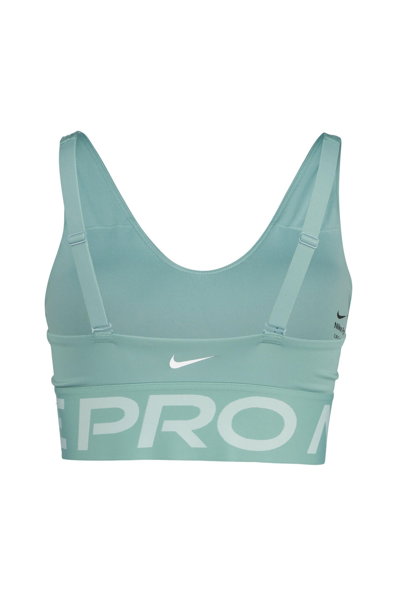 Sport-BH NIKE PRO INDY PLUNGE - 017-CANNON/JADE ICE/WHITE - Türkis