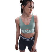 Sport-BH NIKE PRO INDY PLUNGE - 017-CANNON/JADE ICE/WHITE - Türkis
