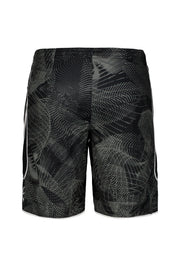 Funktionsshorts Slim Fit - 060-ANTHRACITE/BLACK/WHITE/WHI - Schwarz