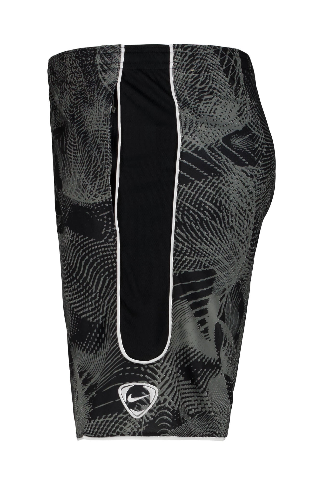 Funktionsshorts Slim Fit - 060-ANTHRACITE/BLACK/WHITE/WHI - Schwarz