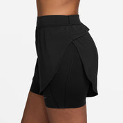 2-in-1 Funktionsshorts UNIVERSA - 010-BLACK/ANTHRACITE/DK SMOKE - Schwarz