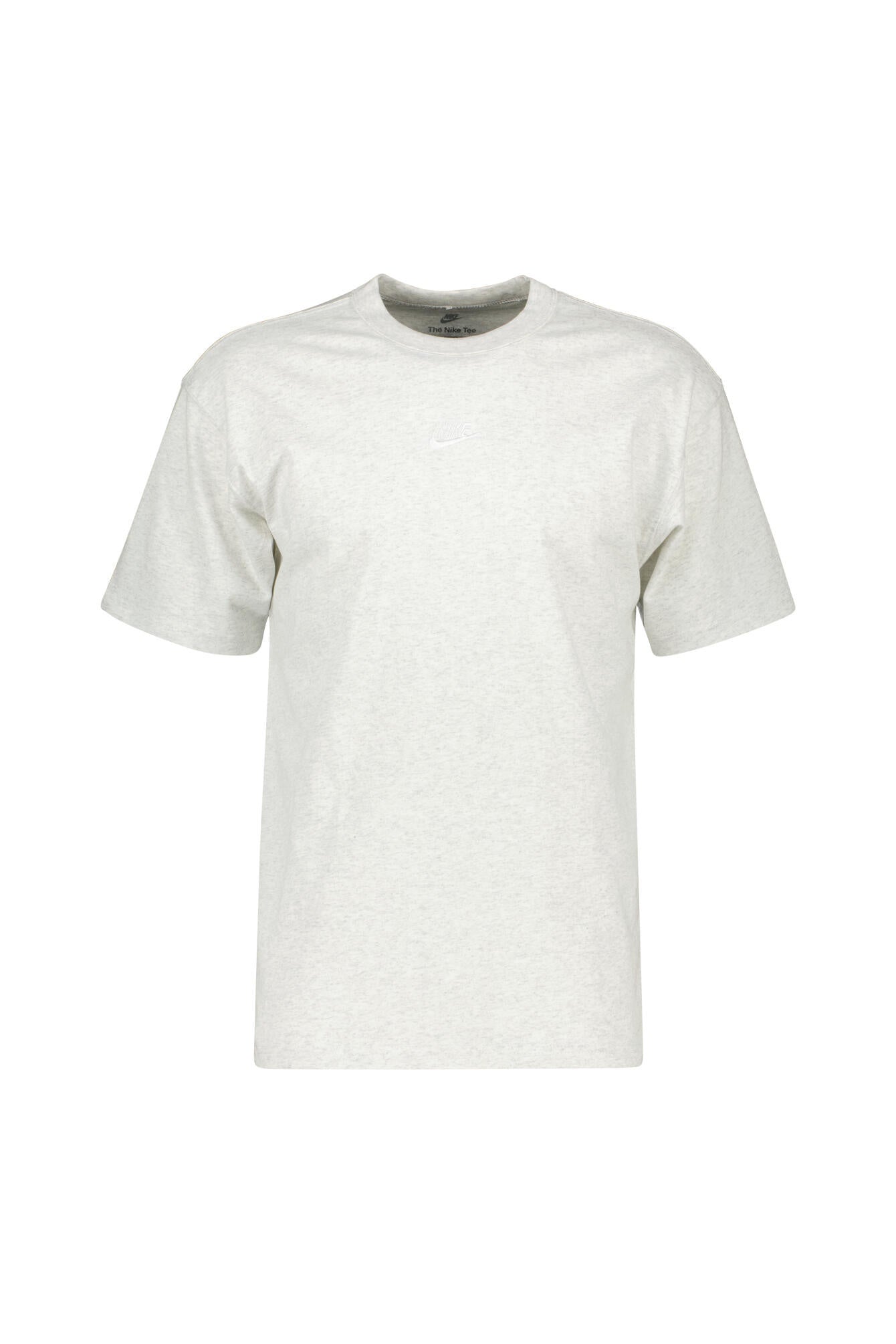 T-Shirt aus Baumwolle - 051-BIRCH HEATHER - Grau