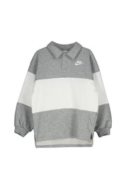 Sweatshirt aus Baumwollmix - 063-DK GREY HEATHER/SAIL/WHITE - Grau