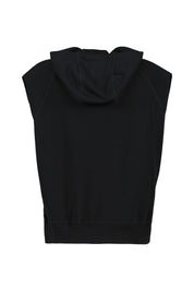 Sweathoodie aus Baumwollmix - 010-BLACK/BLACK - Schwarz