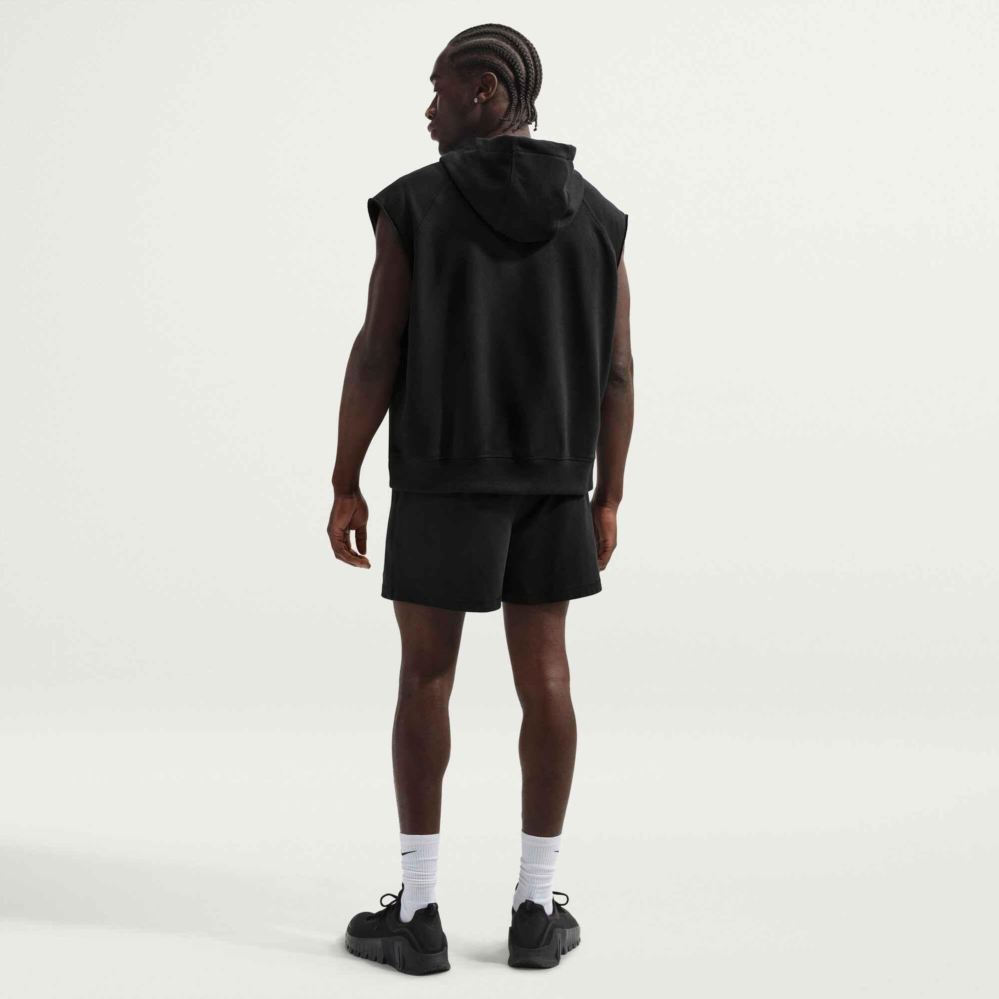 Sweathoodie aus Baumwollmix - 010-BLACK/BLACK - Schwarz