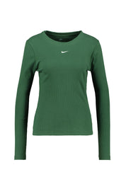 Langarmshirt aus Baumwolle - 323-FIR - Grün