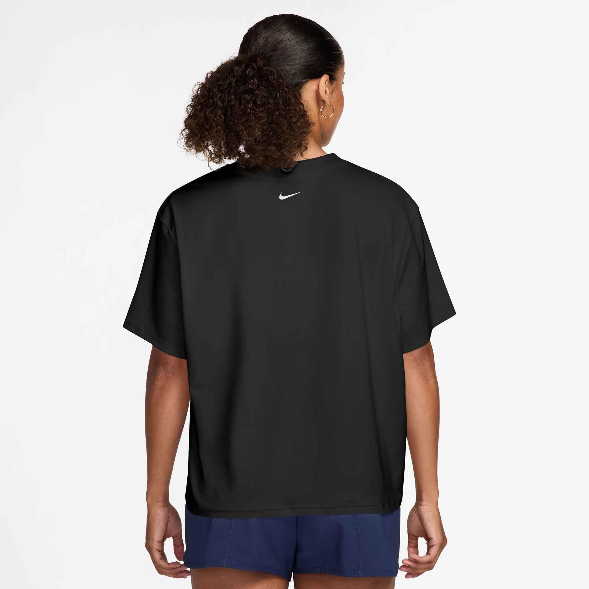 Funktionsshirt NIKE PRO Relaxed Fit - 010-BLACK/WHITE - Schwarz