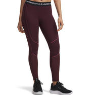 Funktionsleggings COLDGEAR TEXTURED - 600-DARK MAROON - Rot