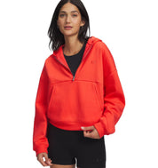 Sweatshirt aus Baumwollmix - 690-VENOM RED - Orange