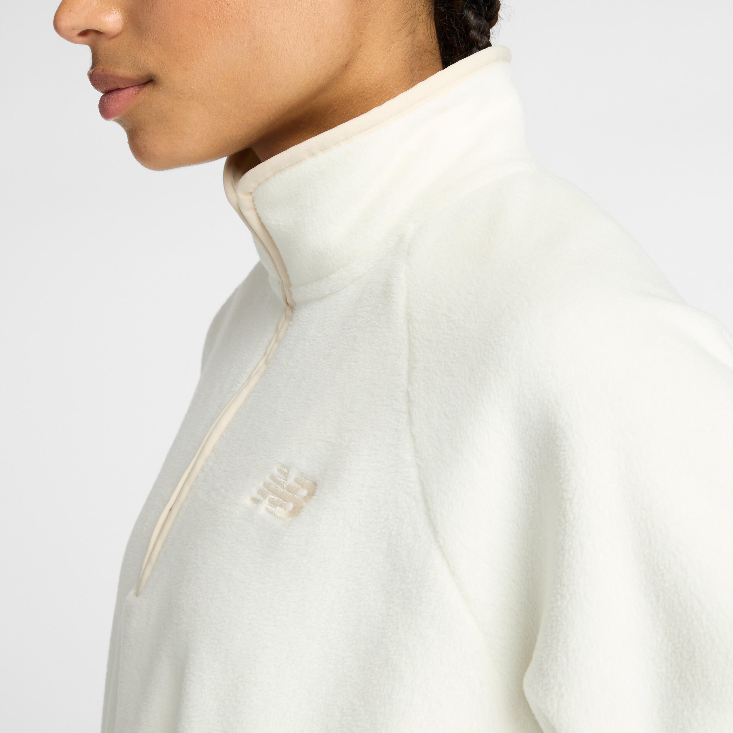 Fleecepullover POLAR FLEECE - PEF-White - Creme