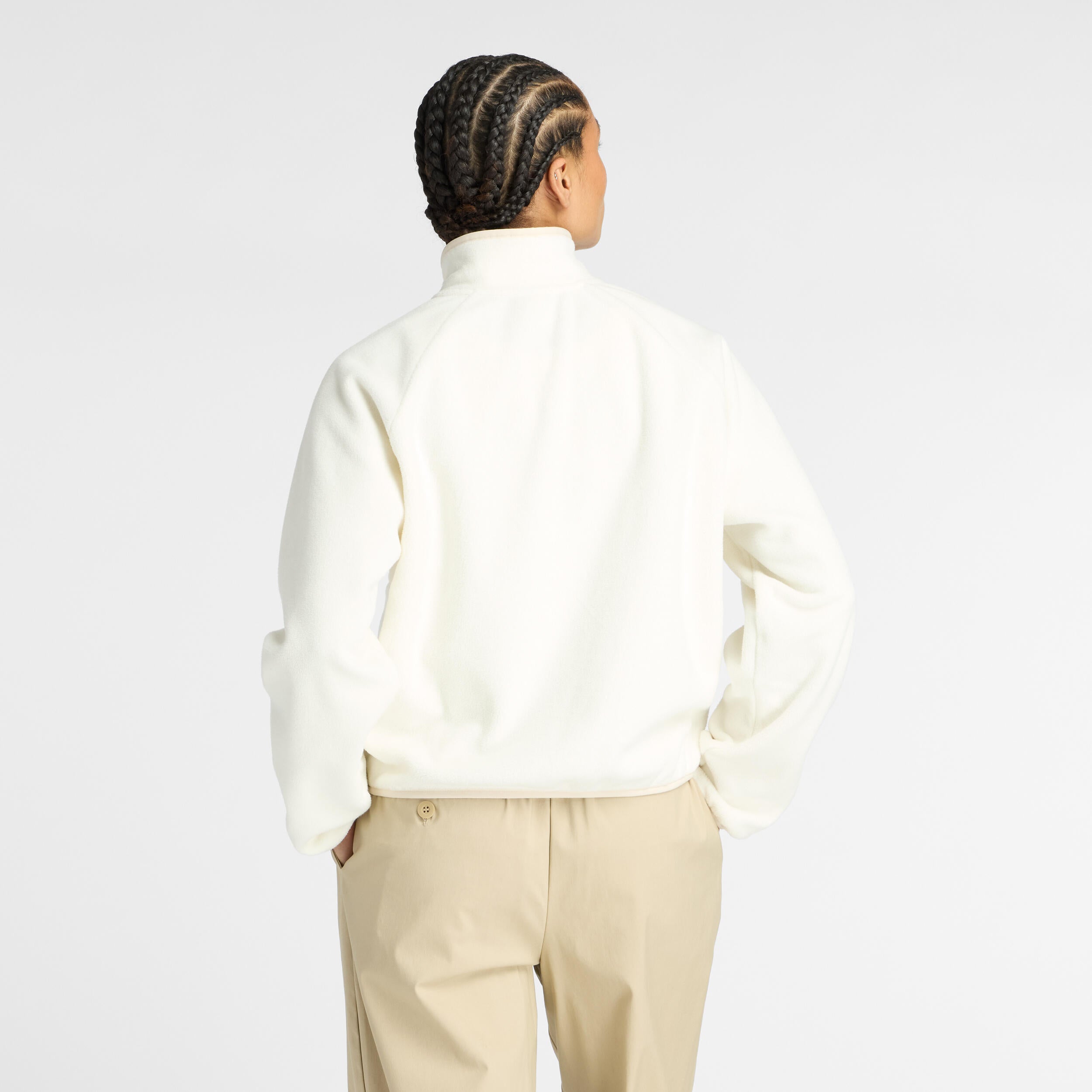 Fleecepullover POLAR FLEECE - PEF-White - Creme