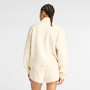 Sweatshirt REIMAGINED aus Bauwmollmix - LIN-Beige - Creme