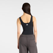 Bodysuit Fitted mit Rundhalsausschnit - BK-BK - Schwarz