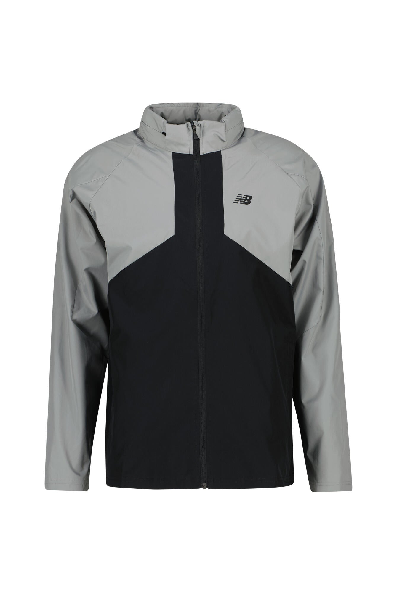 Trainingsjacke mit einrollbarer Kapuze - YST-YST - Grau