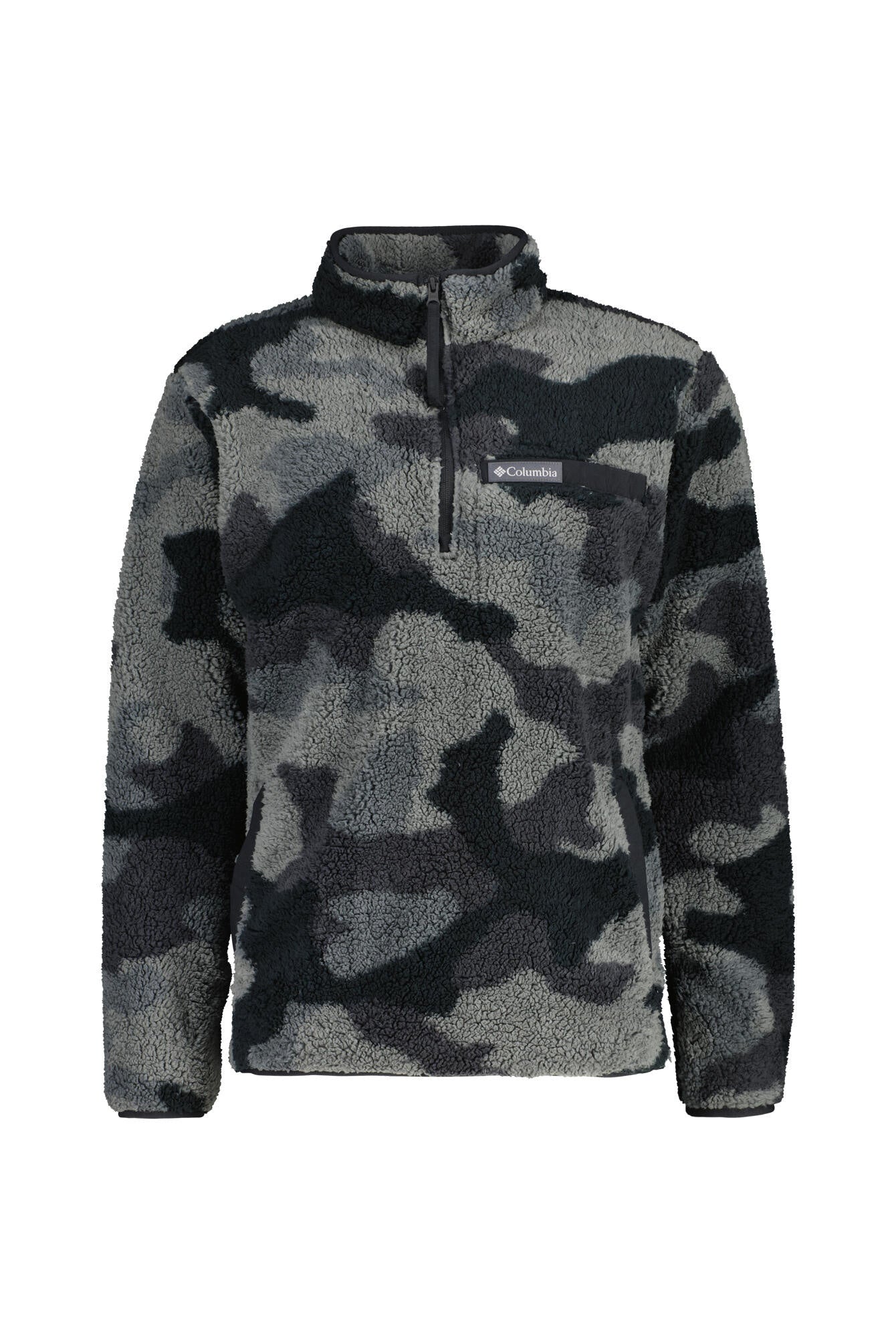 Fleecejacke RUGGED RIDGE HIGH PILE - 011-Black Mod Camo - Grau