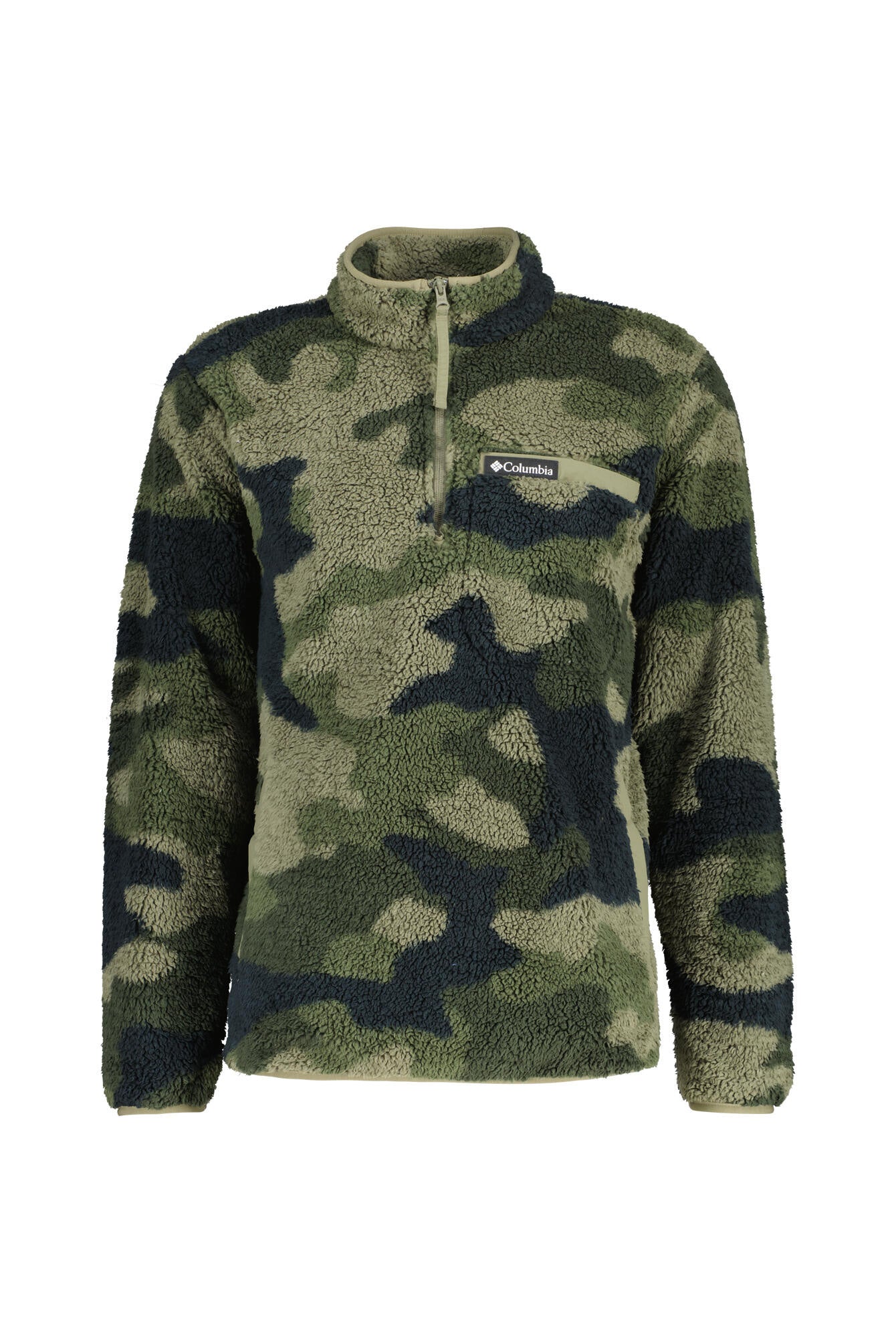 Fleecejacke RUGGED RIDGE HIGH PILE - 397-Stone Green Mod Camo - Khaki