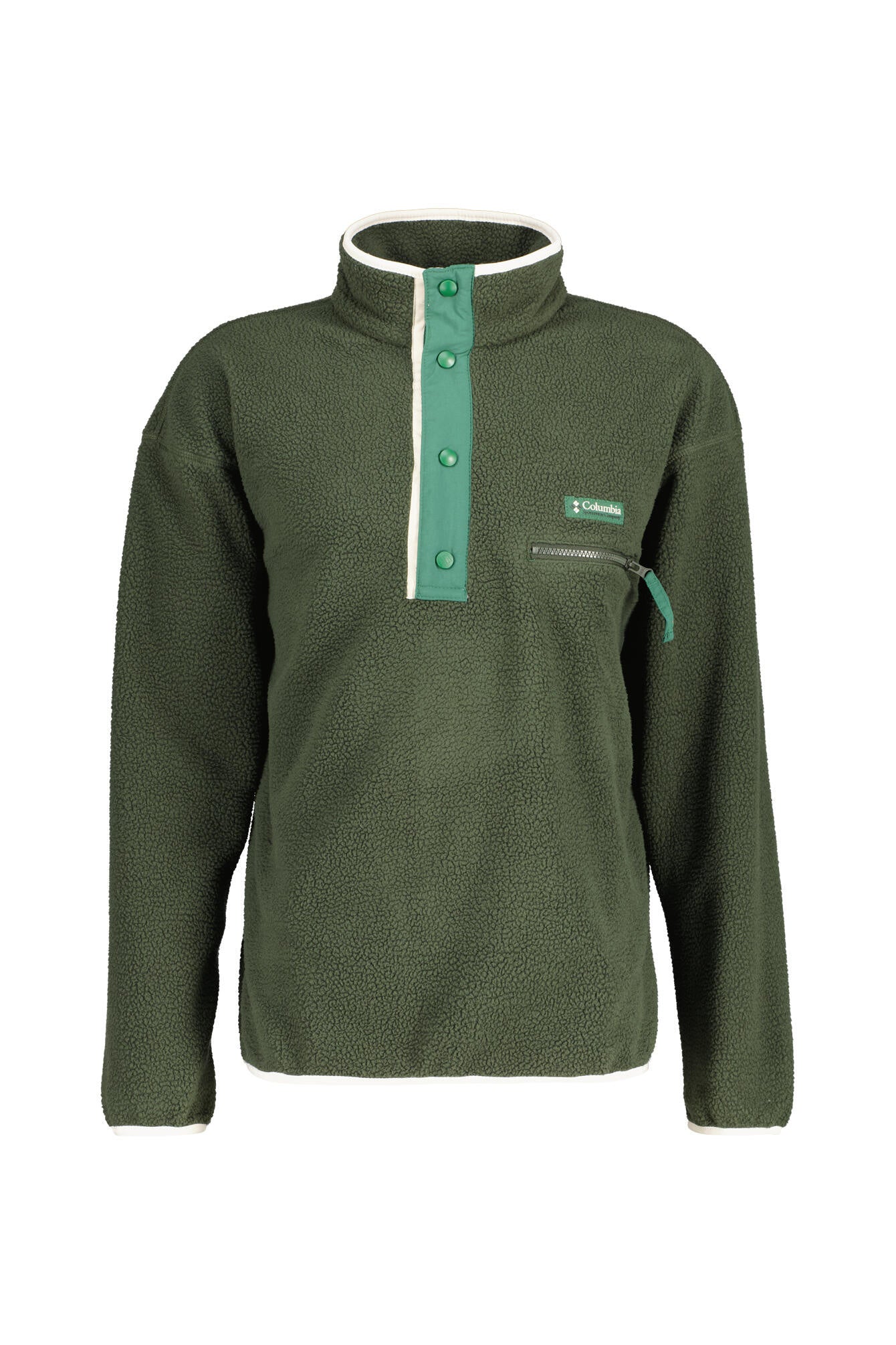 Fleecejacke HELVETIA II - 367-Greenscape - Grün