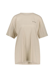 T-Shirt Oversized Fit aus Baumwolle - 278-Dark Stone, Bubbly Scoped - Beige