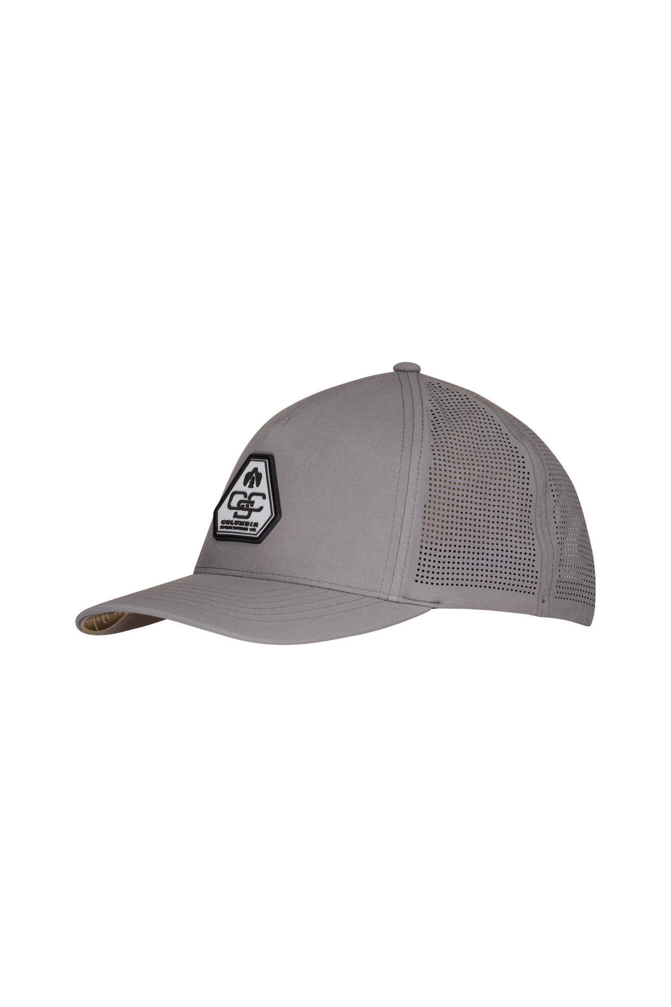 Cap mit Logopatch - 023-City Grey, Brandmark Badge - Grau