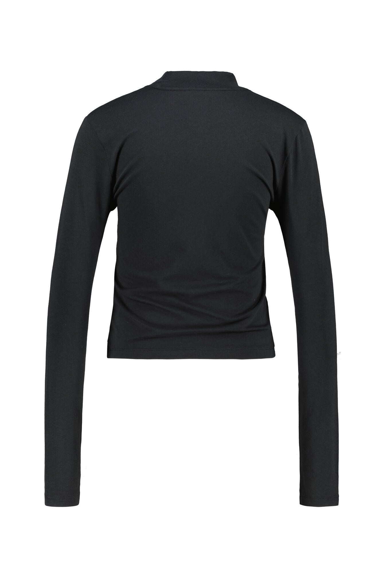 Funktionsshirt mit Stehkragen - 013-BLACK/WHITE - Schwarz