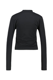 Funktionsshirt mit Stehkragen - 013-BLACK/WHITE - Schwarz