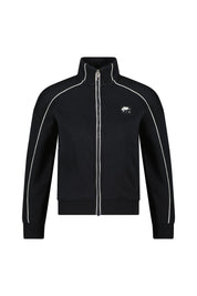 Sweatshirtjacke AIR aus Baumwolle - 010-BLACK/WHITE/WHITE - Schwarz