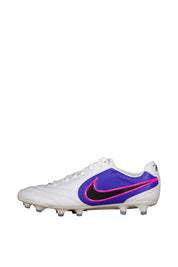 Fußballschuhe TIEMPO LIGERA PRO FG - 146-WHITE/BLACK-RACER BLUE-PIN - Blau