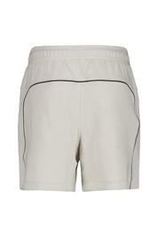 Sweatshorts aus Baumwollmix - 072-LIGHT BONE/BLACK - Beige