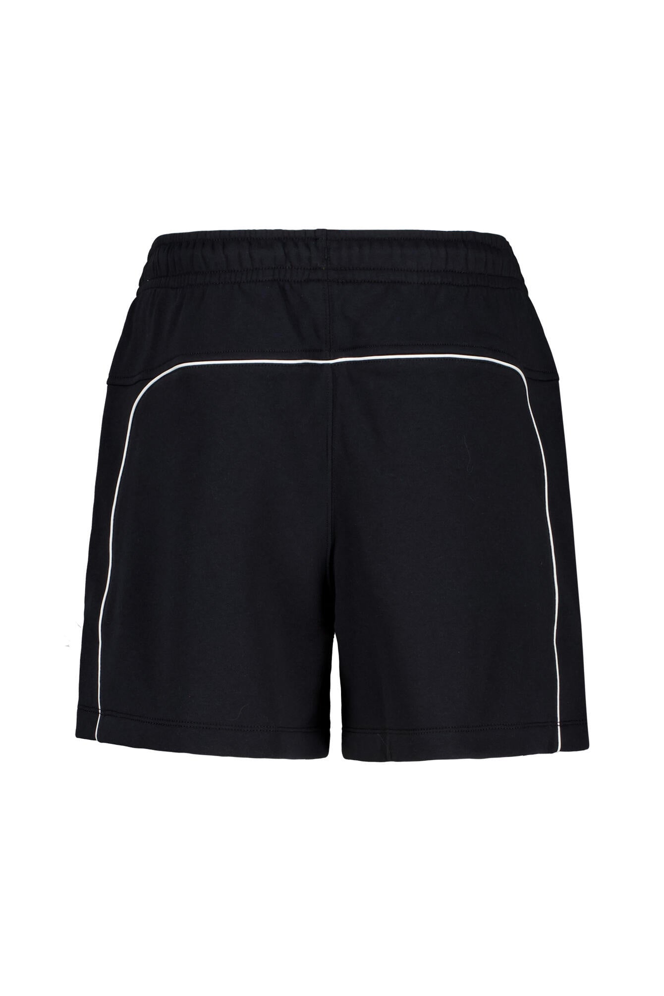 Sweatshorts aus Baumwollmix - 010-BLACK/WHITE - Schwarz