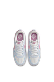 Sneaker COURT BOROUGH LOW - 101-WHITE/PINK RISE-FOOTBALL G - Pink
