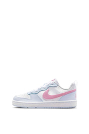 Sneaker COURT BOROUGH LOW - 101-WHITE/PINK RISE-FOOTBALL G - Pink