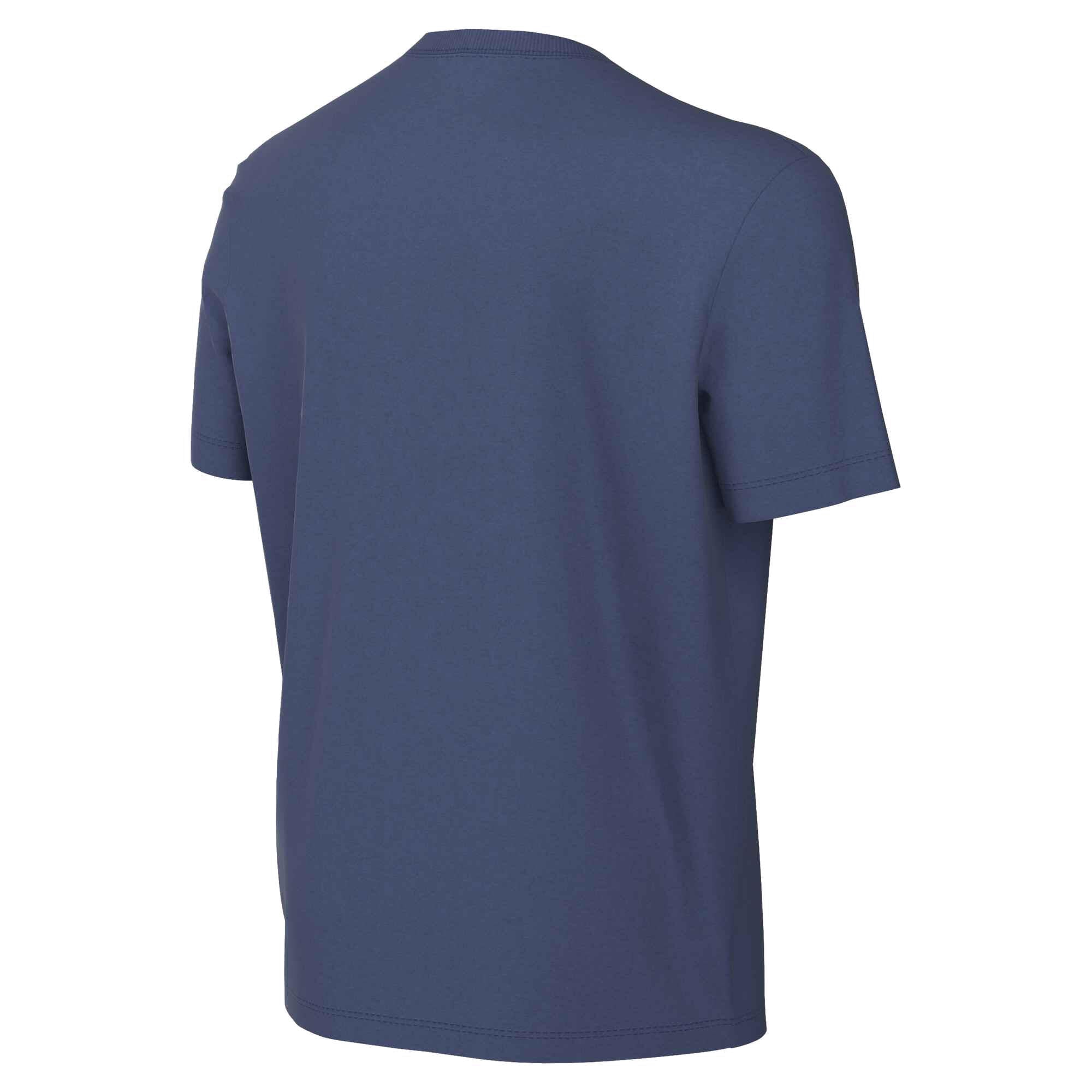 T-Shirt aus Baumwolle - 461-MYSTIC NAVY - Blau